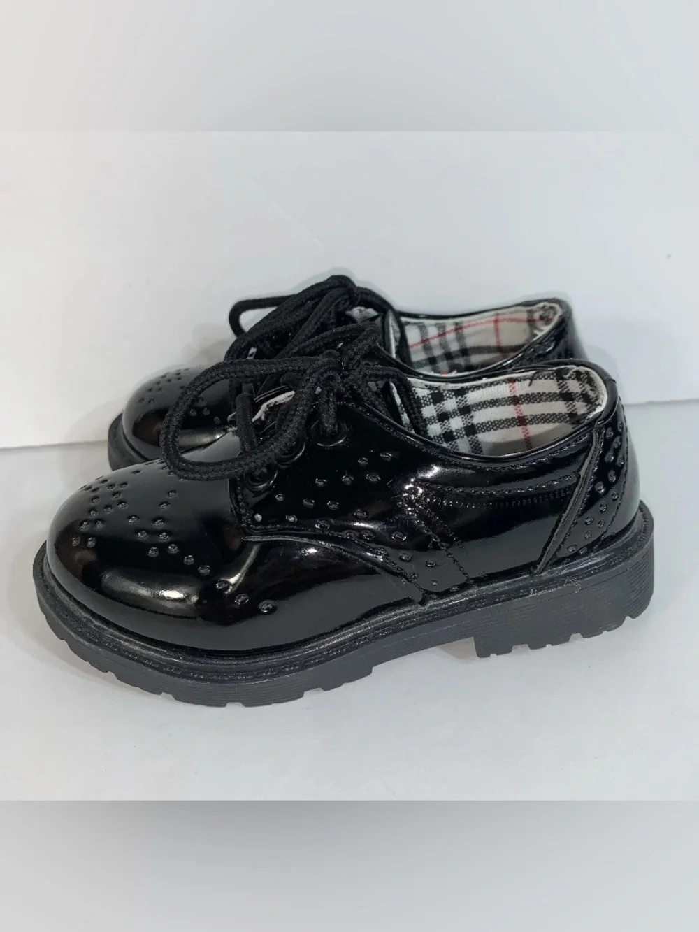 Boy's Girl's Classic Lace-Up Oxford Shoes  School Uniform Flats Loafer 6.5US/23E